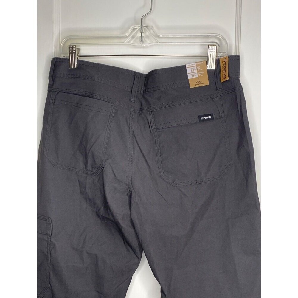 Prana Stretch Zion Pants II (Dark Iron) Men's technical pants 32 X 28 MSRP $95 - Picture 7 of 7